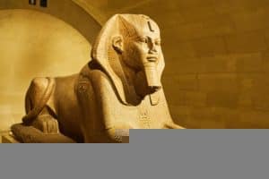 Starożytny Egipt - rzeźba Sfinksa